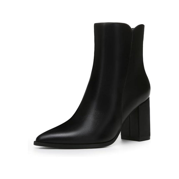 Women’s Chunky High Heel Ankle Boots (4 Colors)