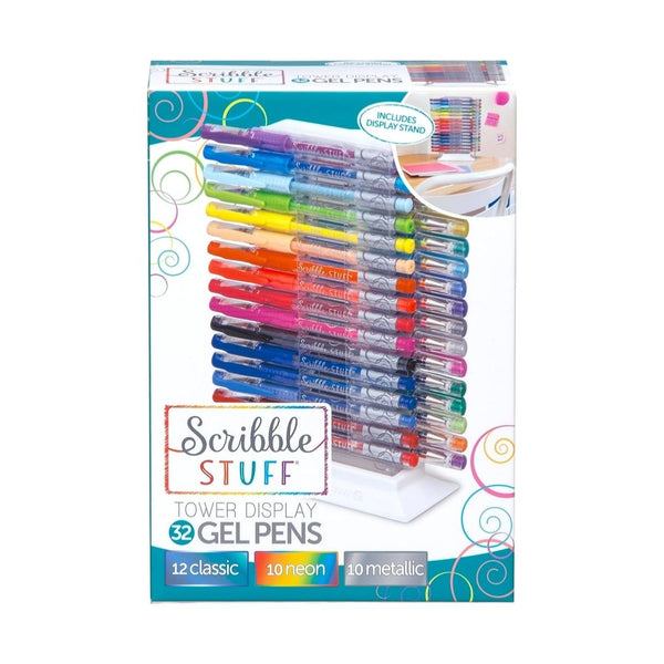 32-Count Cra-Z-Art Scribble Stuff Gel Pens Tower