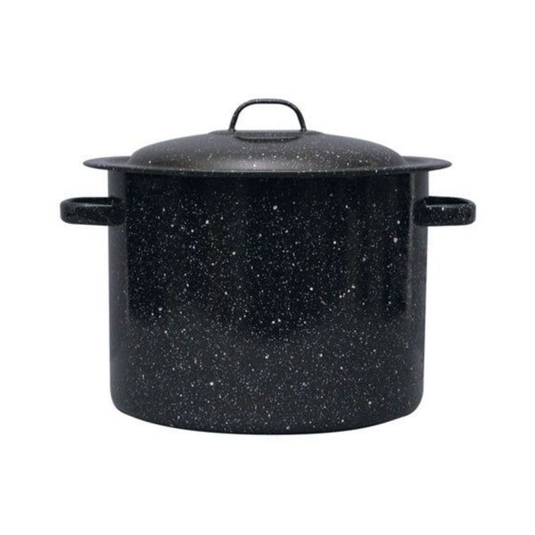 12-Quart Granite Ware Stock Pot with Lid