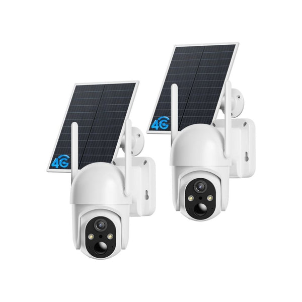 2-Pack 4G LTE Cellular Security Cameras