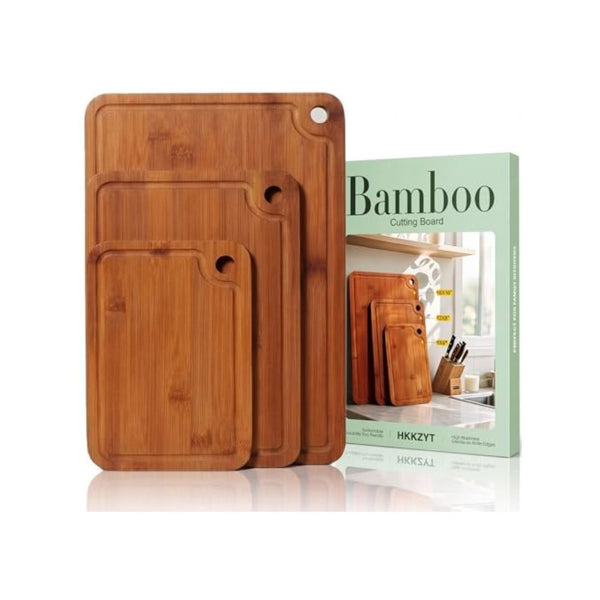 3 Pack Bamboo Cutting Boards