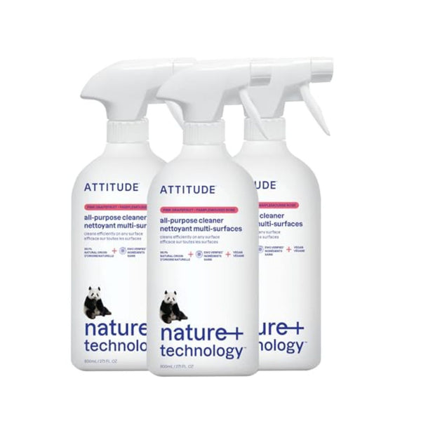 3 Pack ATTITUDE All Purpose Cleaner