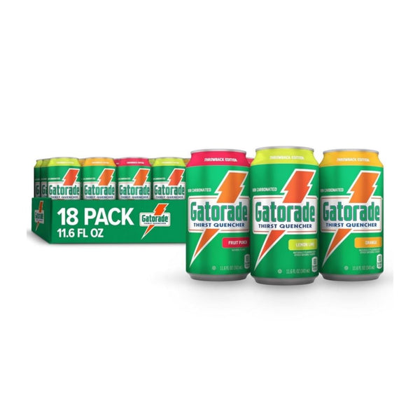 18 Cans of Gatorade Thirst Quencher