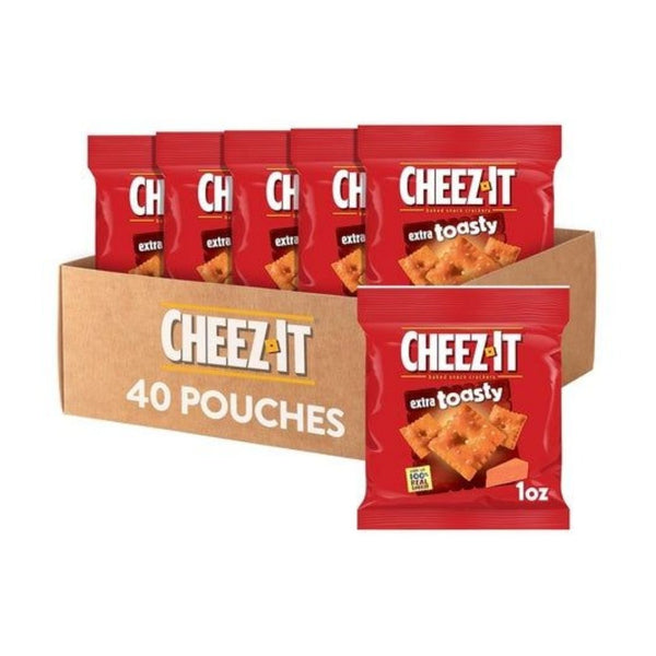 40 Cheez-It Extra Toasty Snack Packs (OK-D)
