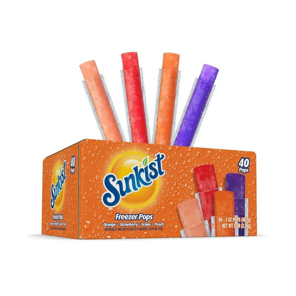 40-Count Sunkist or Jolly Rancher Flavored Ice Pops