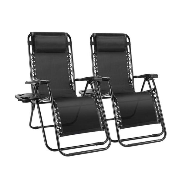 Pack of 2 Zero Gravity Chairs