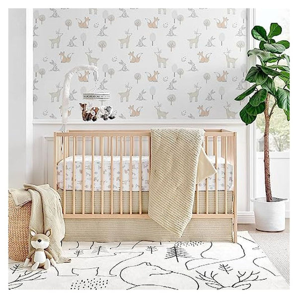 Levtex Baby 4 Piece Waffle Crib Bedding Set (4 Colors)