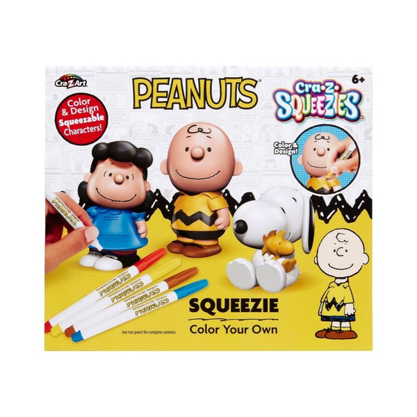 Peanuts CRA-Z-Squeezies Color Your Own Squeeze Toy Kit