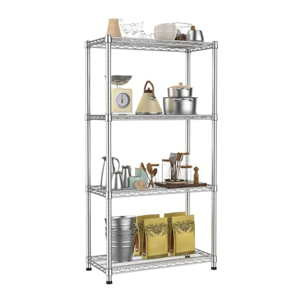 Heavy Duty 4-Tier Metal Wire Shelving Unit