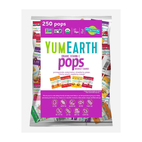 250 YumEarth Organic Vitamin C Pops Variety Pack