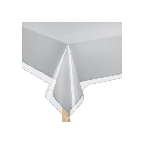 Elaine Karen 54”x72” Rectangular Clear Plastic Table Cover Protector