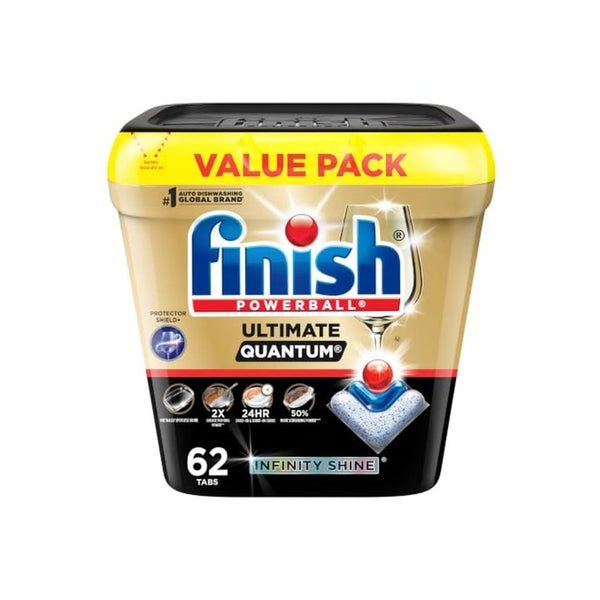 62 Count Finish Ultimate Quantum Dishwasher Pods
