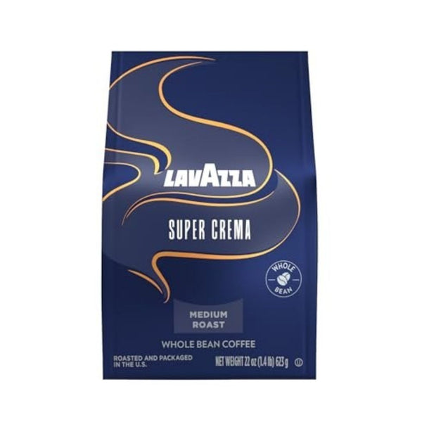 Lavazza Super Crema Whole Bean Coffee 22oz. Bag