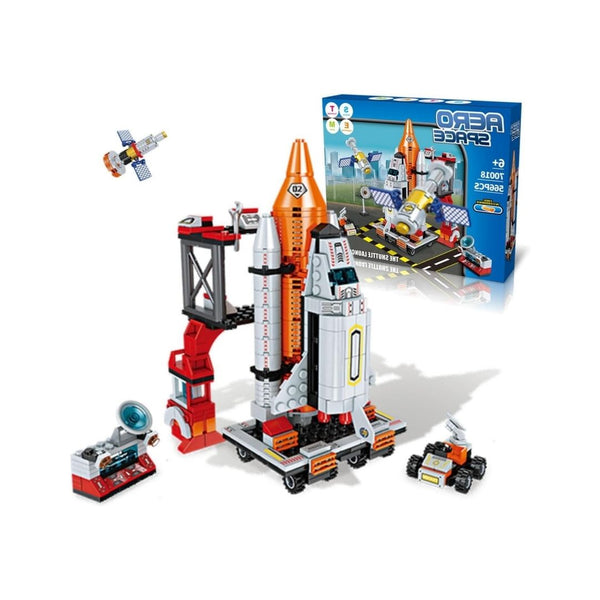 556+ Pcs Space Rocket Stem Project Toy