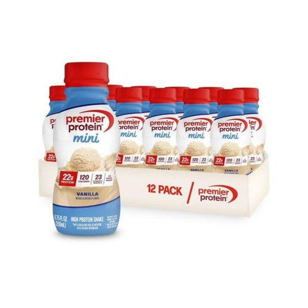 12 Bottles Premier Protein MINIs Vanilla Shakes