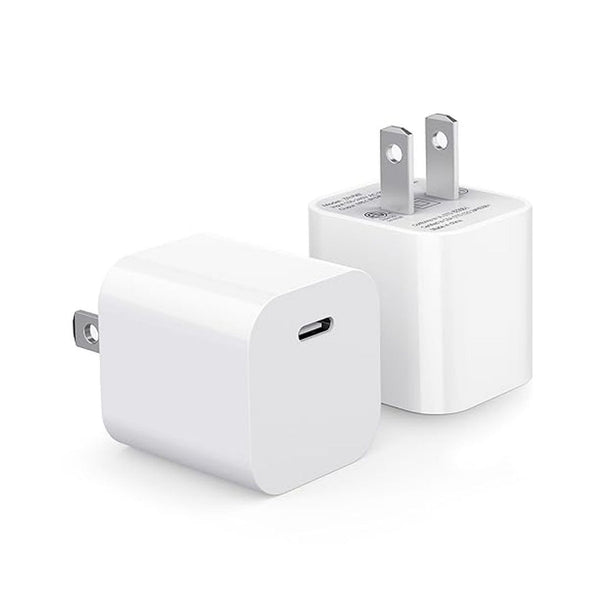 2 Pack 20W USB C Fast Charger Block