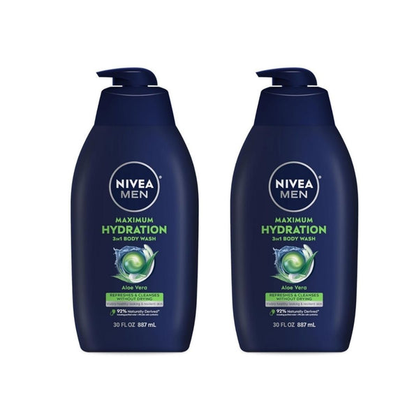 2 Pack Nivea Men Body Wash