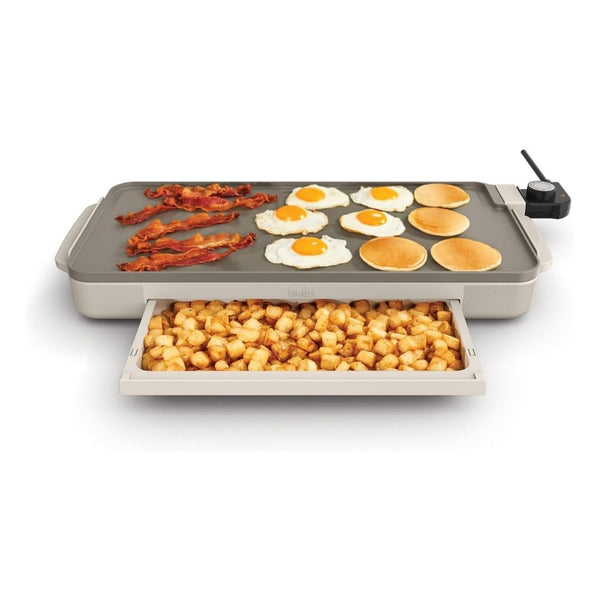 bella 10″x20″ Ceramic Griddle with Warming Tray