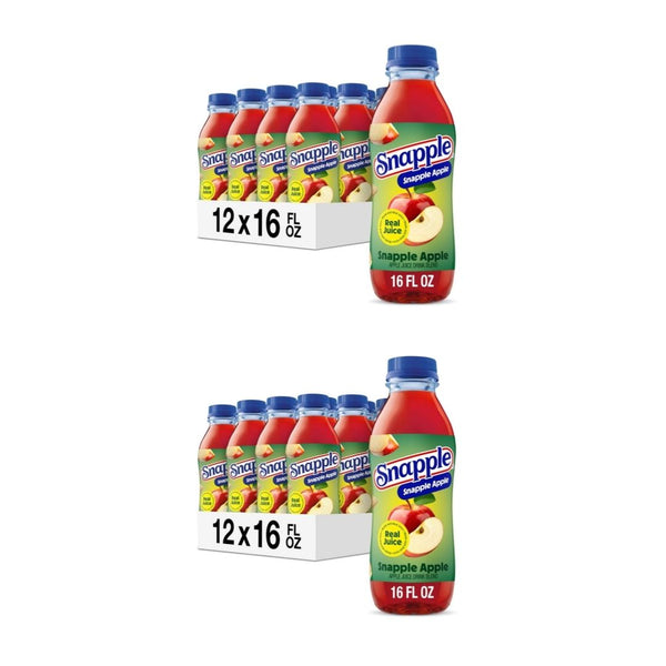 24 Bottles of Snapple Apple Juice Drink