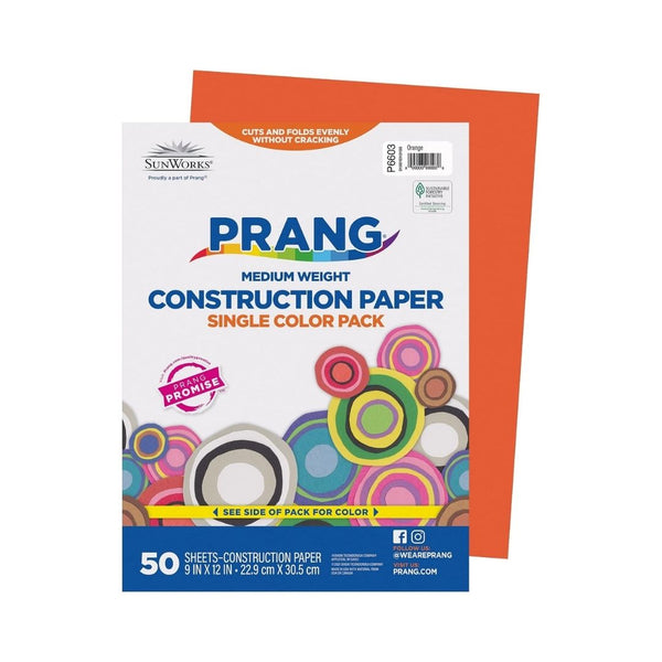 50 Sheets Prang Construction Paper
