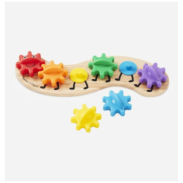 Melissa & Doug Rainbow Caterpillar Gear Toy