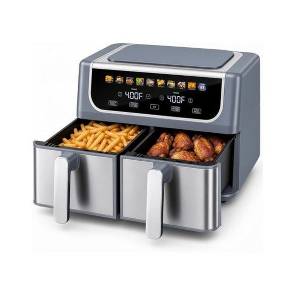 Olixis 10-in-1 Dual Air Fryer With 2 Baskets (9.5qt)