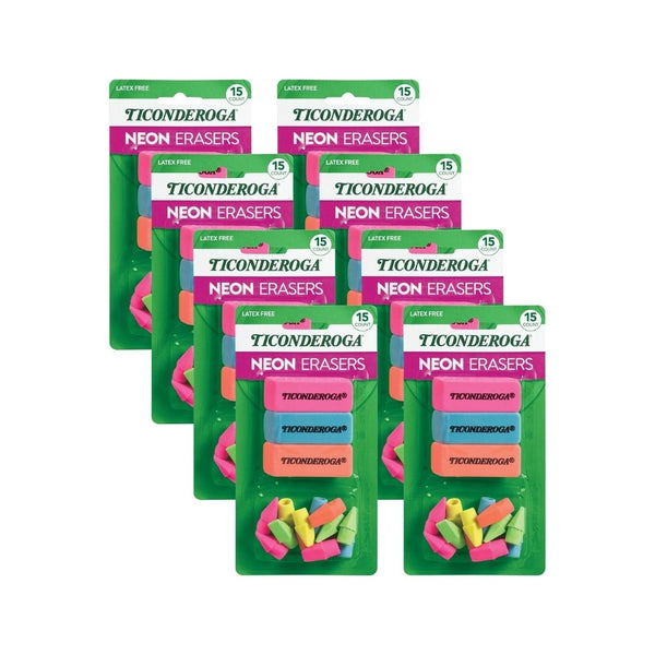 120 Ticonderoga Erasers
