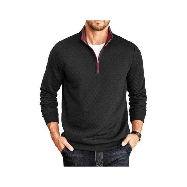 Men's Quilted Quarter Zip Pullover