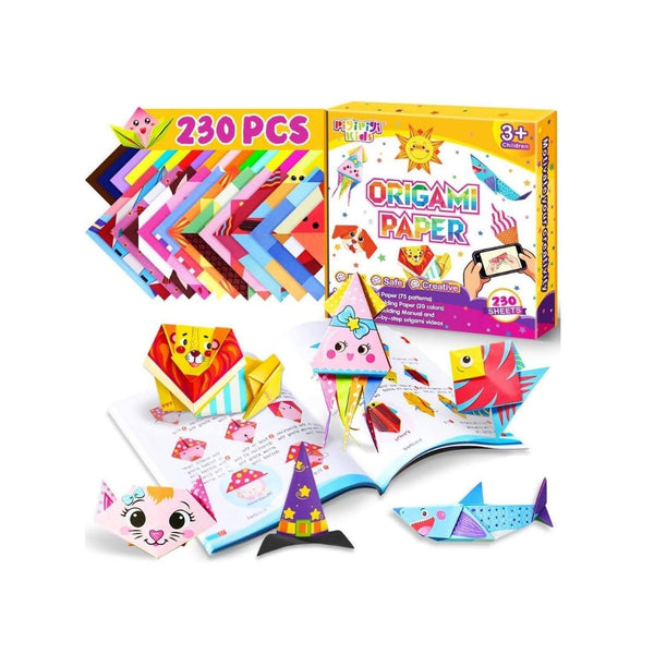 230-Pcs Kids Origami Paper Kit