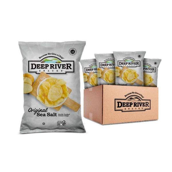 24-Pk Deep River Original Sea Salt Kettle Cooked Potato Chips