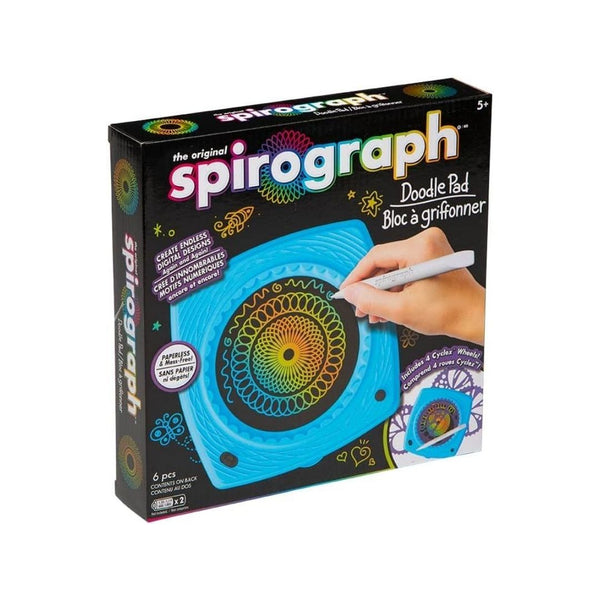 Spirograph Doodle Pad LCD Writing Tablet With Stylus And Stencils