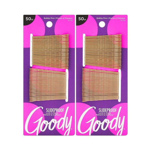 100-Count Goody SlideProof Bobby Pins