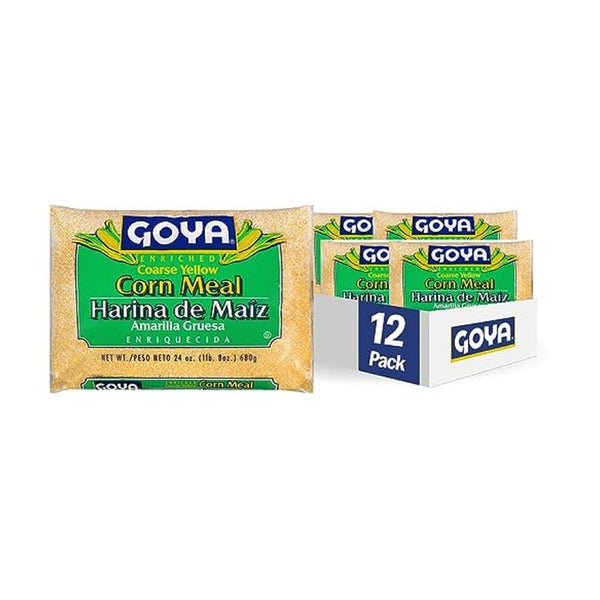 12 Pack Goya Coarse Corn Meal 24 Ounce (OU)
