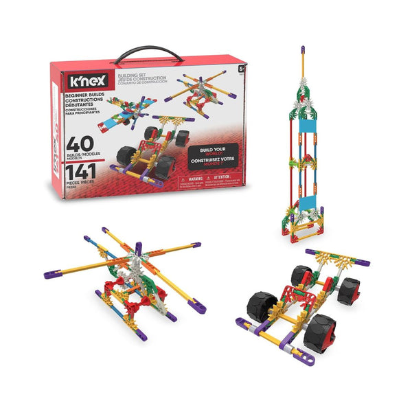 141 Pieces K’NEX – 40 Model Building Set