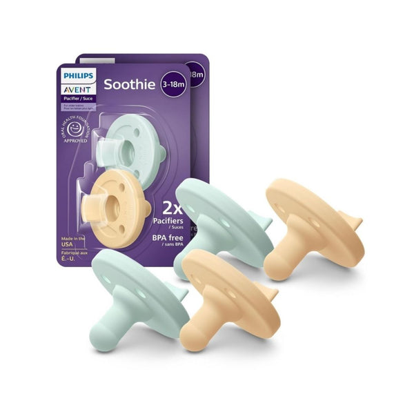 4 Philips Avent Soothie Baby Pacifier
