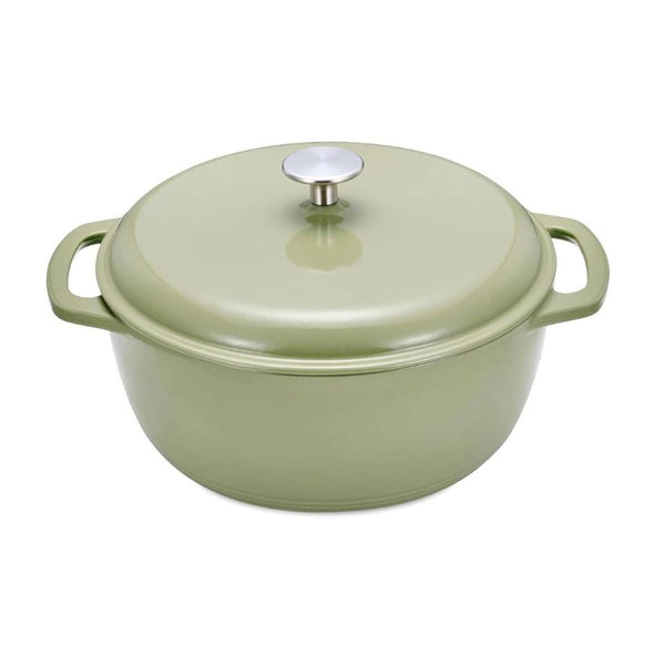 6 Qt Amazon Basics Cast Iron Dutch Oven Pot with Lid