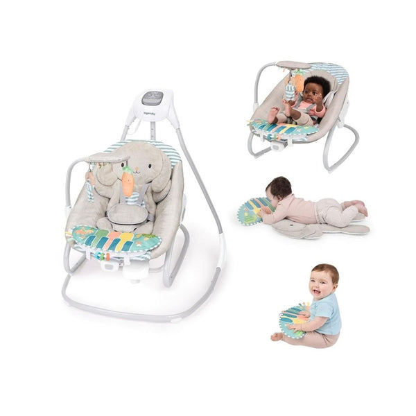 Ingenuity Piano Playtime Baby Swing & Rocker