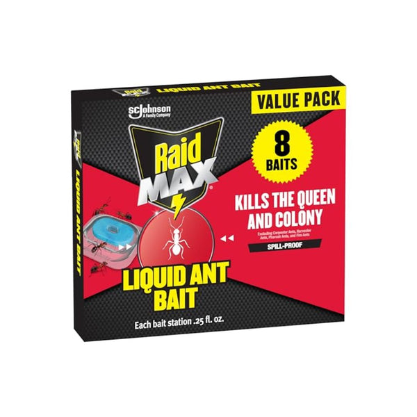 8 Raid MAX Liquid Ant Killer Baits