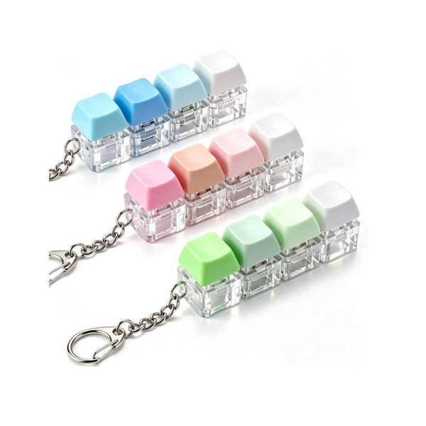 3-Pk Keyboard Fidget Keychain