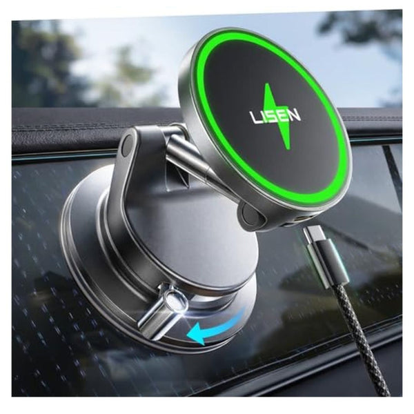 MagSafe 15W Magnetic Wireless Car Charger Mount