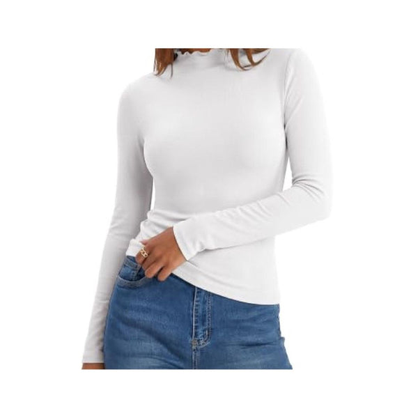 Long Sleeve Thermal Mock Neck Top (9 Colors)