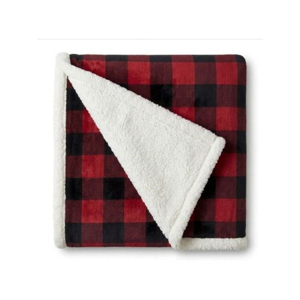 Eddie Bauer Sherpa Reversible Throw Blanket