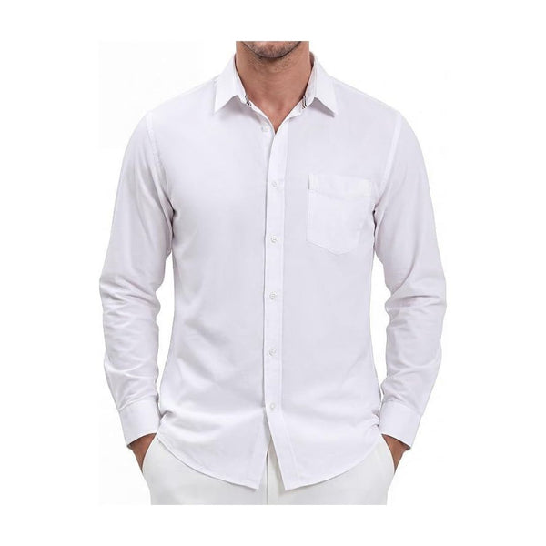 Mens Long Sleeve Dress Shirts (7 Colors)