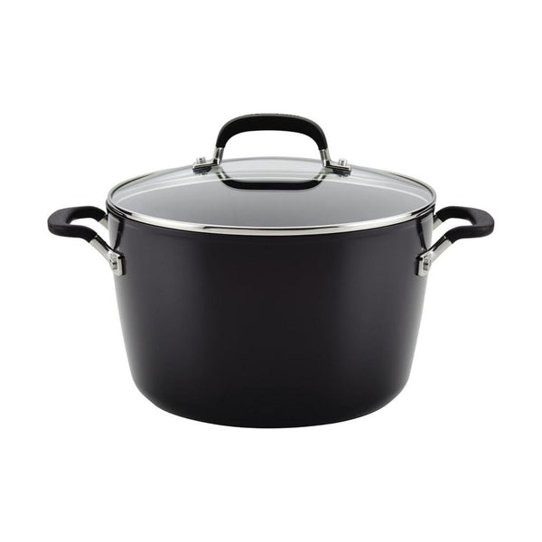 8-Qt KitchenAid Hard Anodized Nonstick Stock Pot with Lid