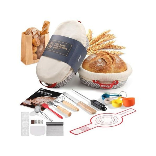 22-Piece Sourdough Proofing Basket Gift Set