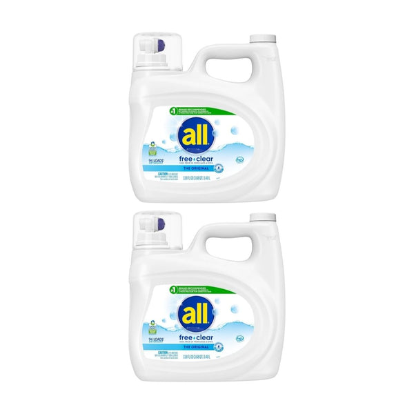 2-Pack 94 Loads all Liquid Laundry Detergent
