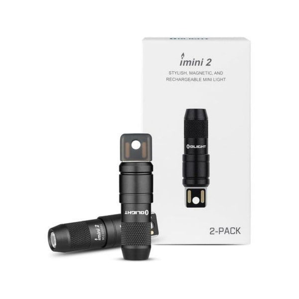 2 Olight iMini 2 Rechargeable Keychain Flashlights