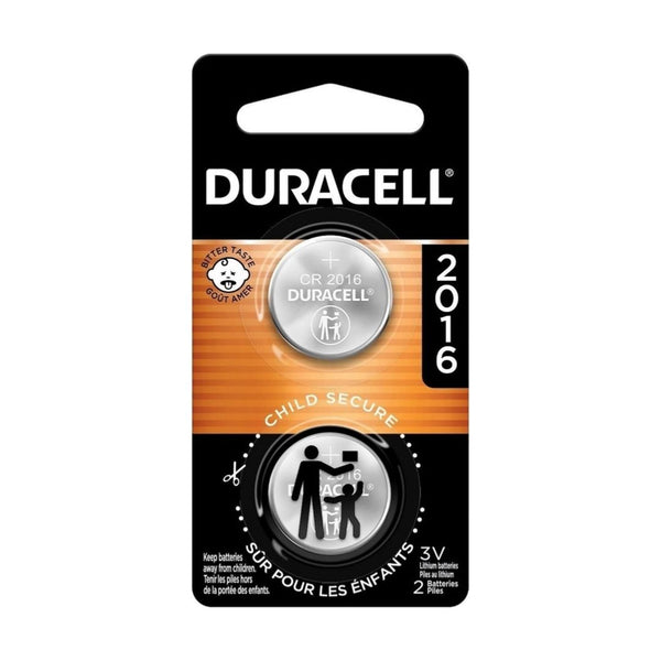 2-Count Duracell CR2016 3V Lithium Battery