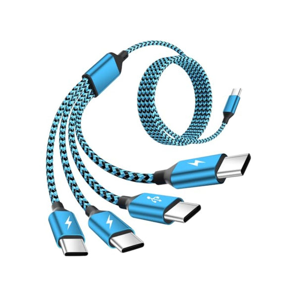 4 In 1 USB-C Multi 5' Charging Cable