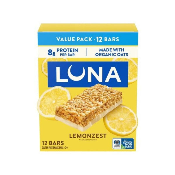 12 Luna LemonZest Protein Bars (OU-D)
